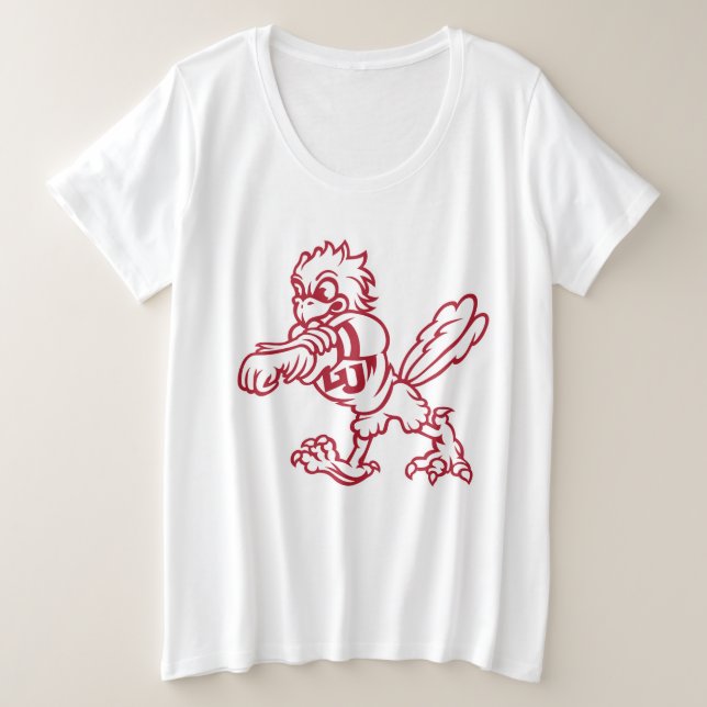 Liberty Flames Sparky Plus Size T-Shirt (Design Front)