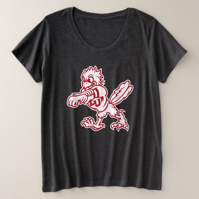 Liberty Flames Sparky Plus Size T-Shirt (Design Front)