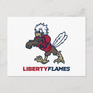 Liberty Flames Sparky Postcard