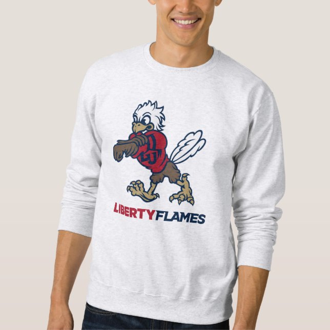 Liberty Flames Sparky Sweatshirt (Front)