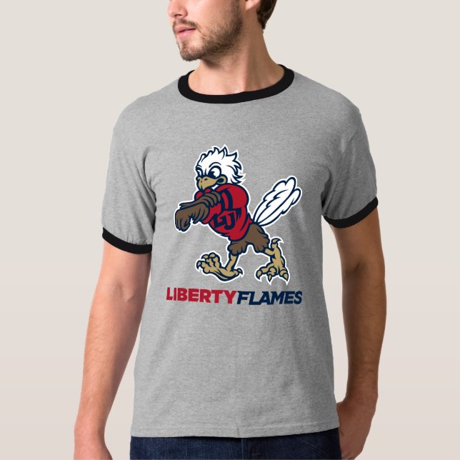 Liberty Flames Sparky T-Shirt (Front)