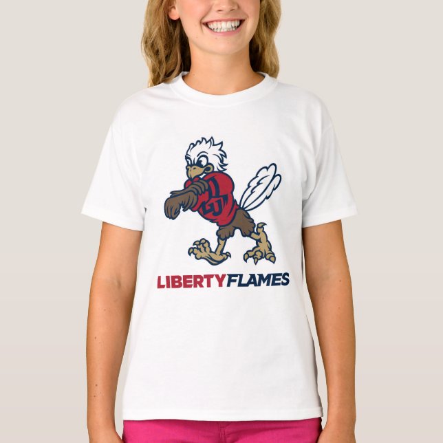 Liberty Flames Sparky T-Shirt (Front)