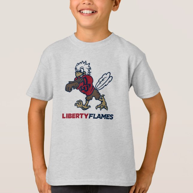 Liberty Flames Sparky T-Shirt (Front)
