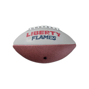 Liberty Flames Text Football