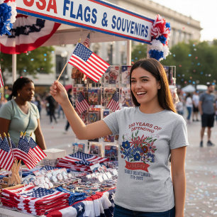 Liberty Floral 250th Anniversary T-Shirt
