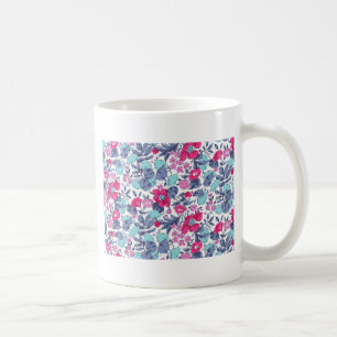Liberty flower personnalisable first name coffee mug