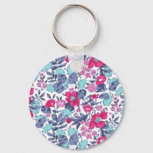Liberty flower personnalisable first name keychain