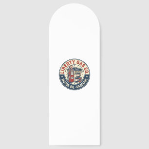 Liberty Gas Co Patriotic Patriotic Gas Station Mot Bookmarks