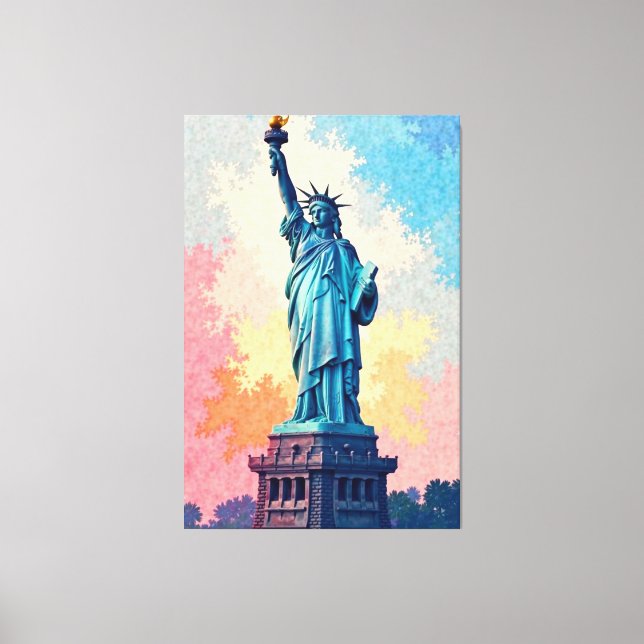 Liberty Glow Canvas Print (Front)