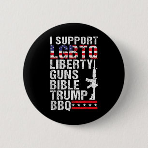 Liberty Guns Bible Trump Bbq Button