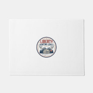 Liberty Hunting Lodge Patriotic Patriotic Hunting Doormat