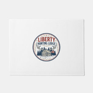 Liberty Hunting Lodge Patriotic Patriotic Hunting Doormat