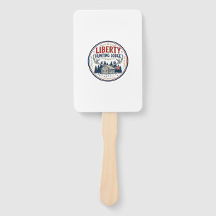 Liberty Hunting Lodge Patriotic Patriotic Hunting Hand Fan
