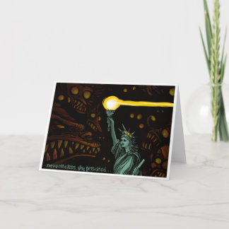 Liberty in Darkness: Nevertheless She Persisted Card