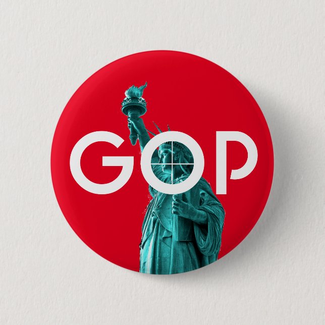 Liberty in the Crosshairs  Button (Front)