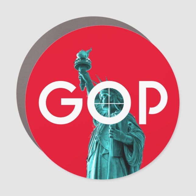 Liberty in the Crosshairs  Car Magnet (Front)