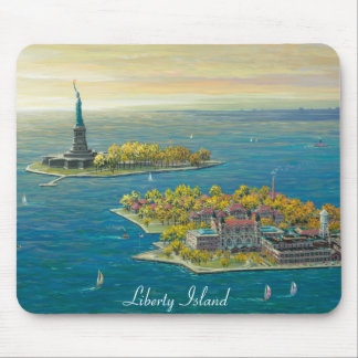 LIberty Island, New York Mouse Pad