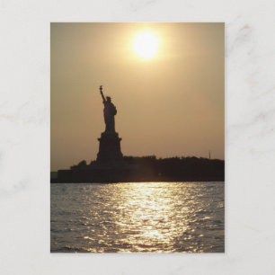Liberty Island Postcard