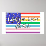 Liberty &amp; Justice for ALL Poster