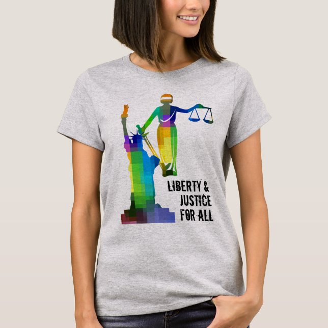 Liberty & Justice For All Shirt (Front)