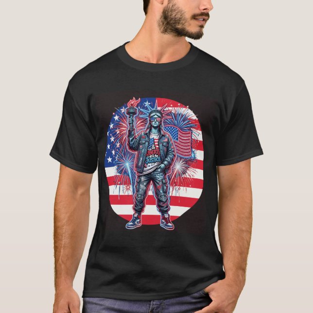 Liberty - Justice - Freedom T-Shirt (Front)