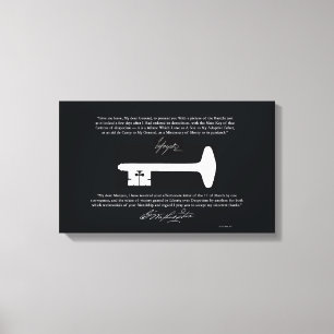 Liberty Key Canvas Print