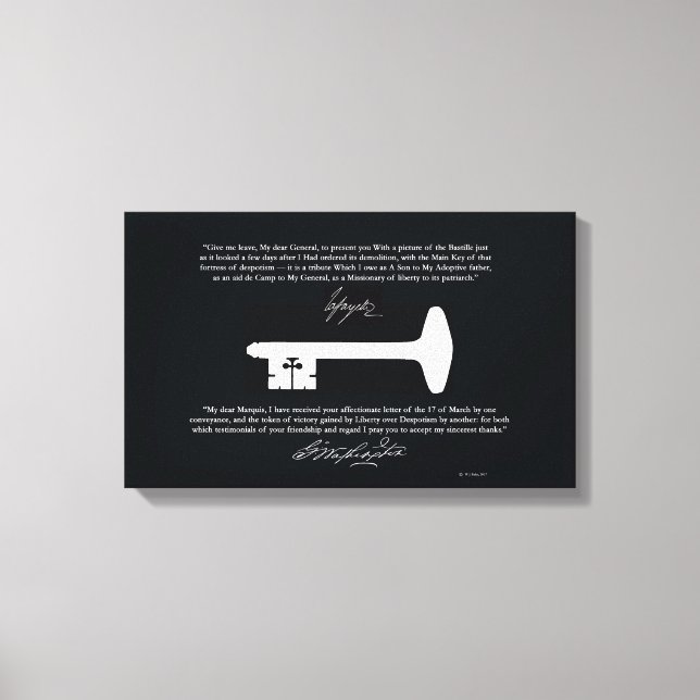 Liberty Key Canvas Print (Front)