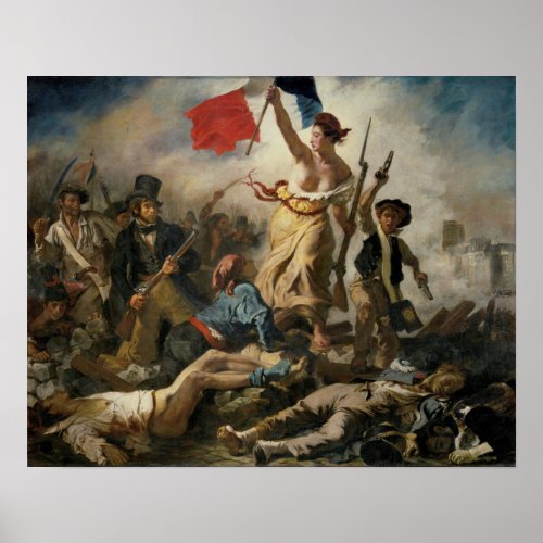 Liberty Leading the People by Delacroix _ Poster