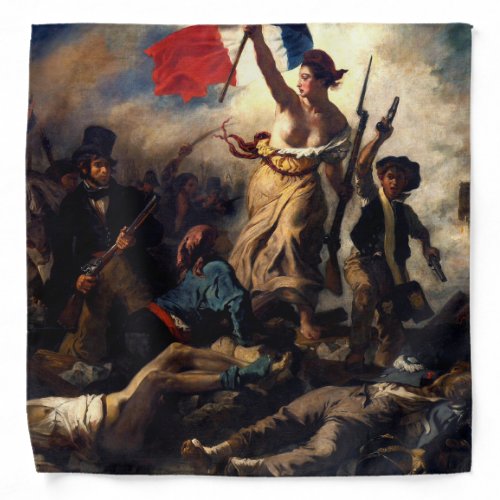 Liberty Leading the People Eugene Delacroix Bandana