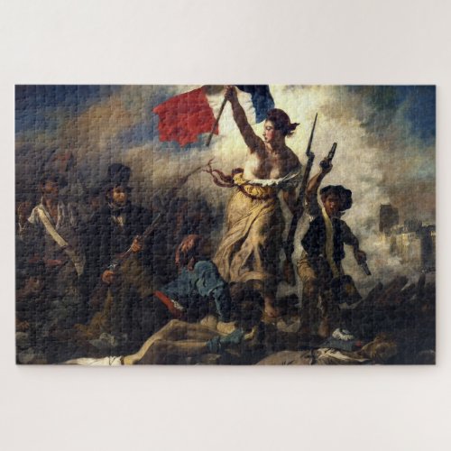 Liberty Leading the People _ Eugne Delacroix Jigsaw Puzzle