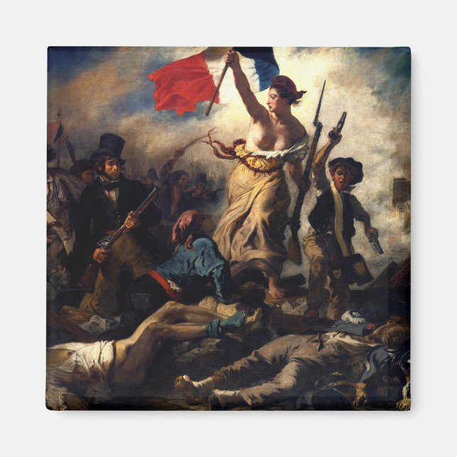 Liberty Leading the People, Eugene Delacroix Magnet (Front)