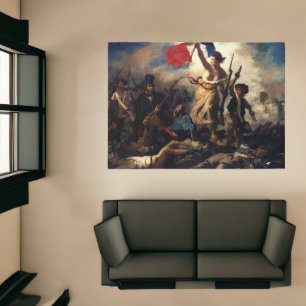Liberty Leading the People, Eugene Delacroix Rug