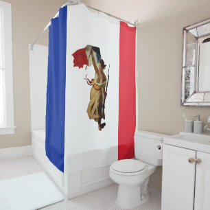 Liberty Leading the People Eugène Delacroix Shower Curtain