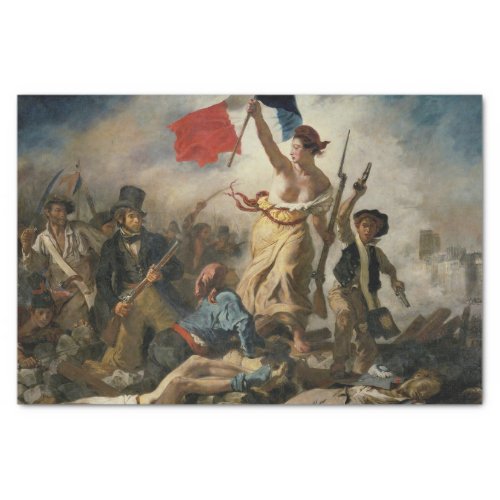 Liberty Leading the People Eugne Delacroix Tissue Paper