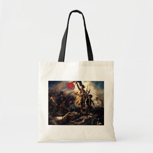 Liberty Leading the People Eugene Delacroix Tote Bag