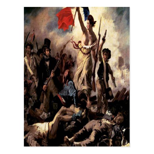 'Liberty Leading the People'' Postcard | Zazzle