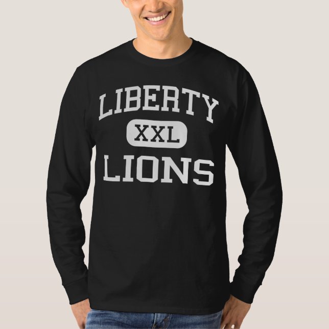 Liberty - Lions - High School - Peoria Arizona T-Shirt (Front)