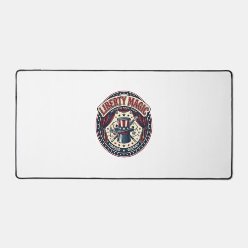 Liberty Magic Patriotic Patriotic Magic Show Vinta Desk Mat