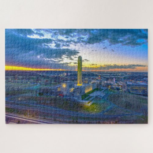 Liberty Memorial at Sunset, Kansas City, Missouri