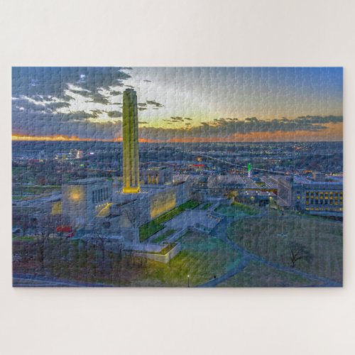 Liberty Memorial at Sunset, Kansas City, Missouri