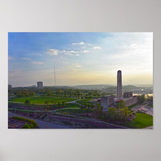 Liberty Memorial, Kansas City, Missouri, Evening Poster (Front)