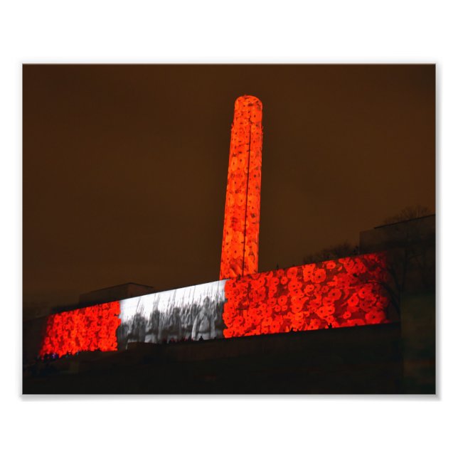 Liberty Memorial Poppies, Kansas City, Missouri Photo Print (Front)