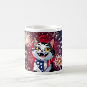 Liberty Meowgnet – Patriotic Cat Mug