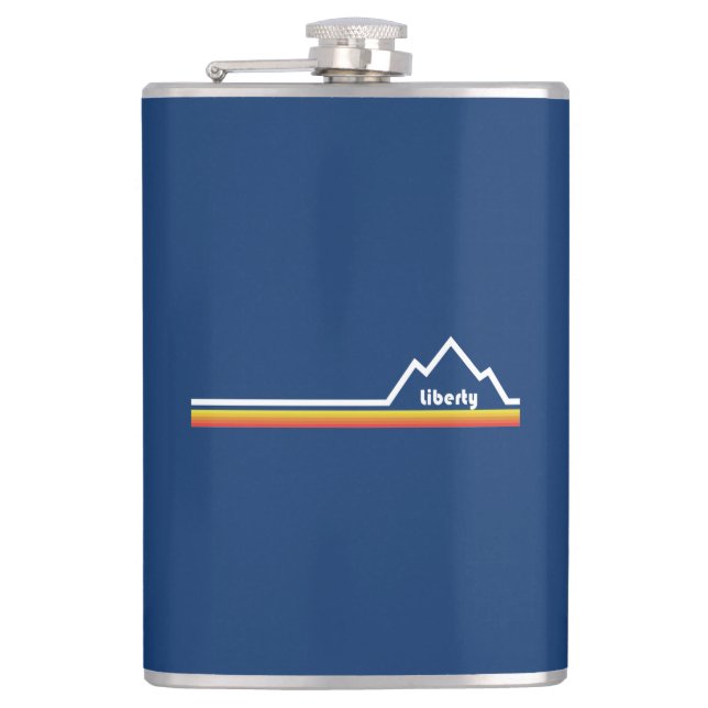 Liberty Mountain Resort, Pennsylvania Flask (Front)