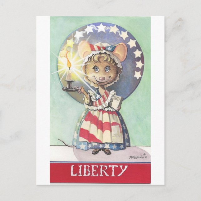 Liberty Mouse Postcard (Front)