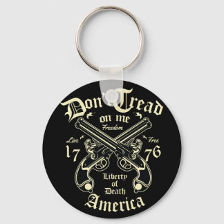 Liberty Of Death USA live free Keychain