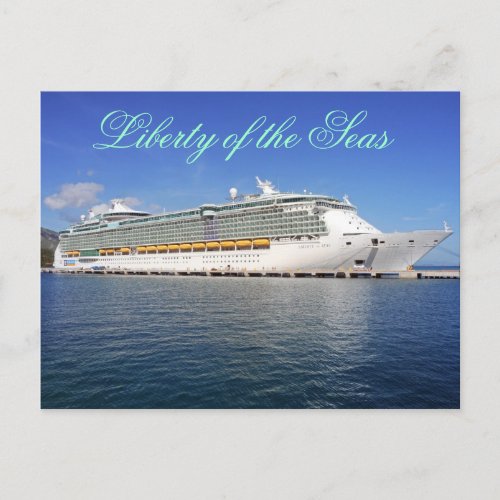 Liberty of the Seas _ Royal Caribbean Cruise Lines Postcard