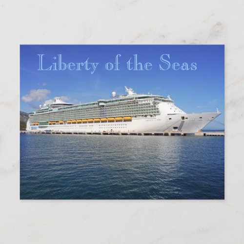 Liberty of the Seas _ Royal Caribbean Cruise Lines Postcard