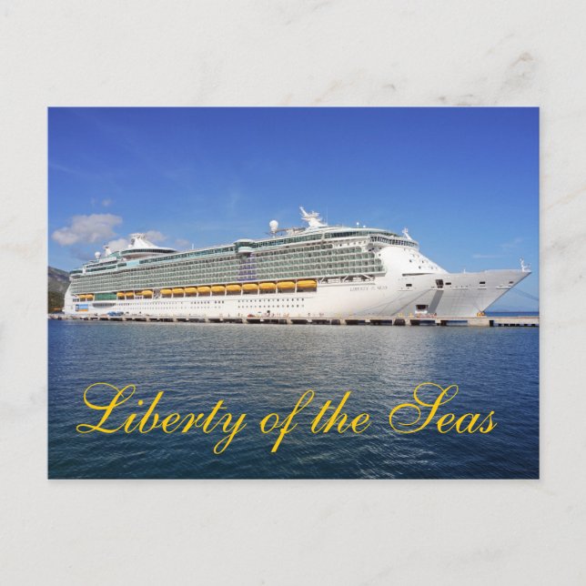 Liberty of the Seas - Royal Caribbean Cruise Lines Postcard (Front)