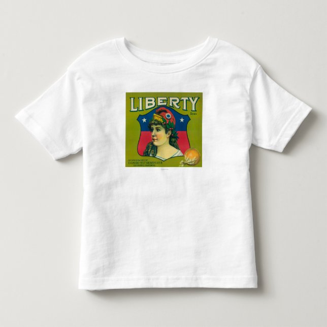 Liberty Orange LabelEscondido,CA Toddler T-shirt (Front)